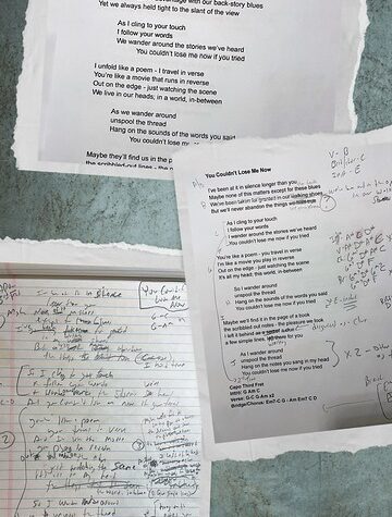 Lyric Sheets: You Couldn't Lose Me Now