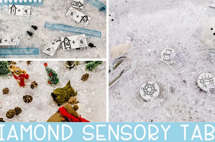 Diamond Sensory Table - Clear Sensory Bin Filler