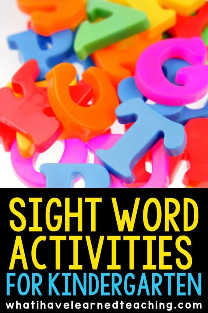 So your kindergarten students need fun and engaging activities to practice their sight words. Here are some free hands-on ideas and printables for your elementary classroom. These sight word activities are great for <a href=